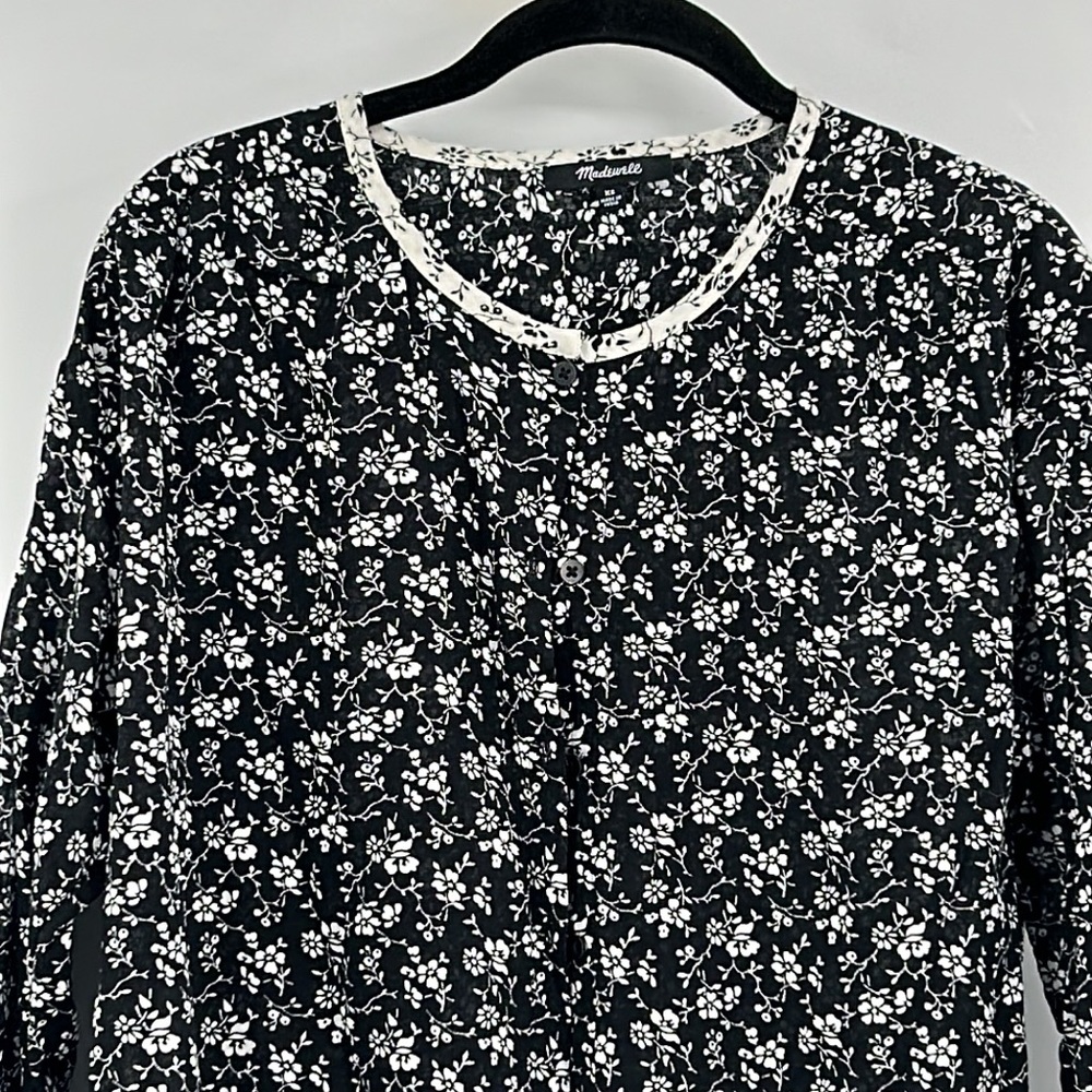 Madewell Print-Mix Meadow Shirt in Branch Floral Size XS - Picture 4 of 8